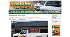 Desktop Screenshot of eztruckcarrental.com